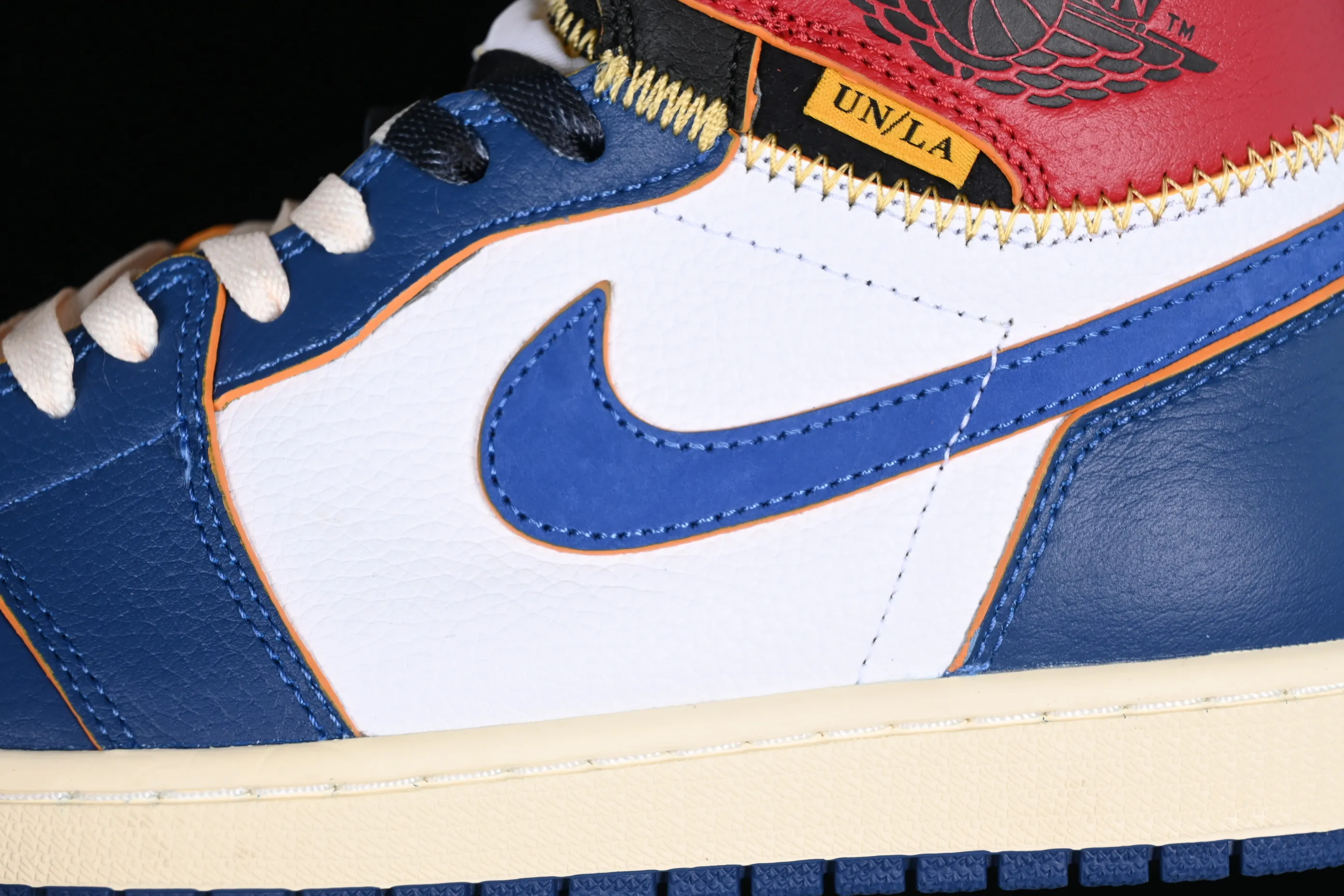 All categories Air Jordan Jordan series basketball shoes Air Jordan 1 High Air Jordan 1 x Union AJ1 Joe 1 limited edition four-color deconstruction stitching basketball shoes BV1300-146